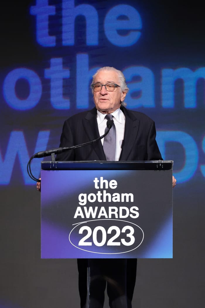 Robert De Niro Delivers Fiery Onstage Rebuke at Gotham Awards After