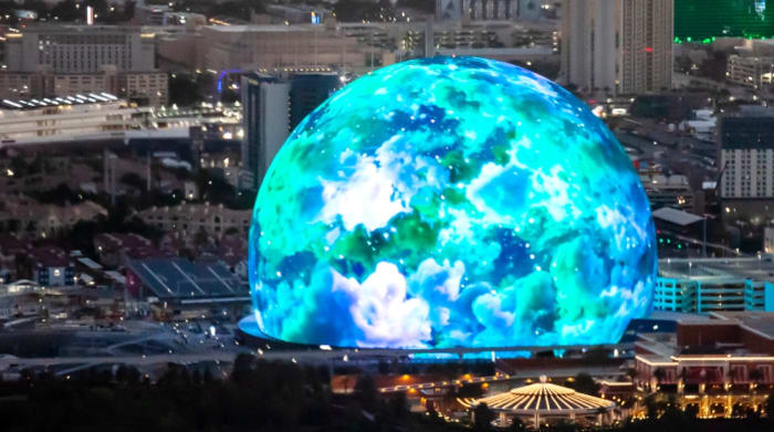 Watch the Las Vegas Sphere Turn Into a Giant Game of Tetris - Men's Journal