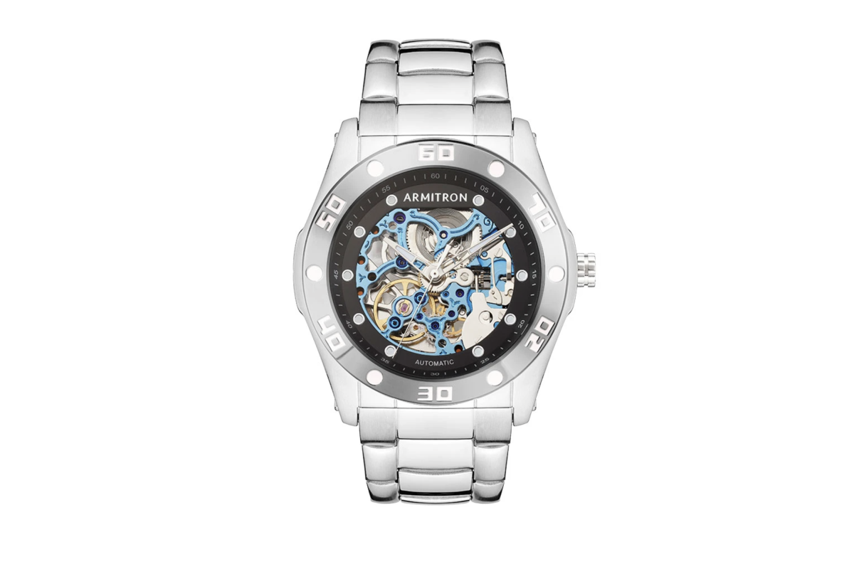 Armitron skeleton watch on sale