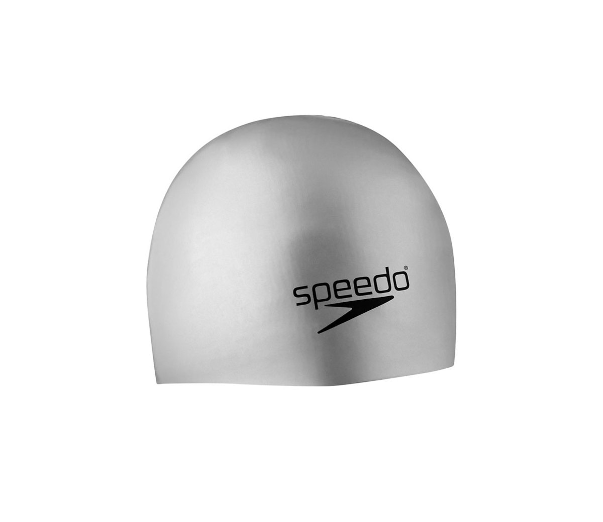 Speedo Solid Silicone Cap - Elastomeric Fit - One Size - Blue