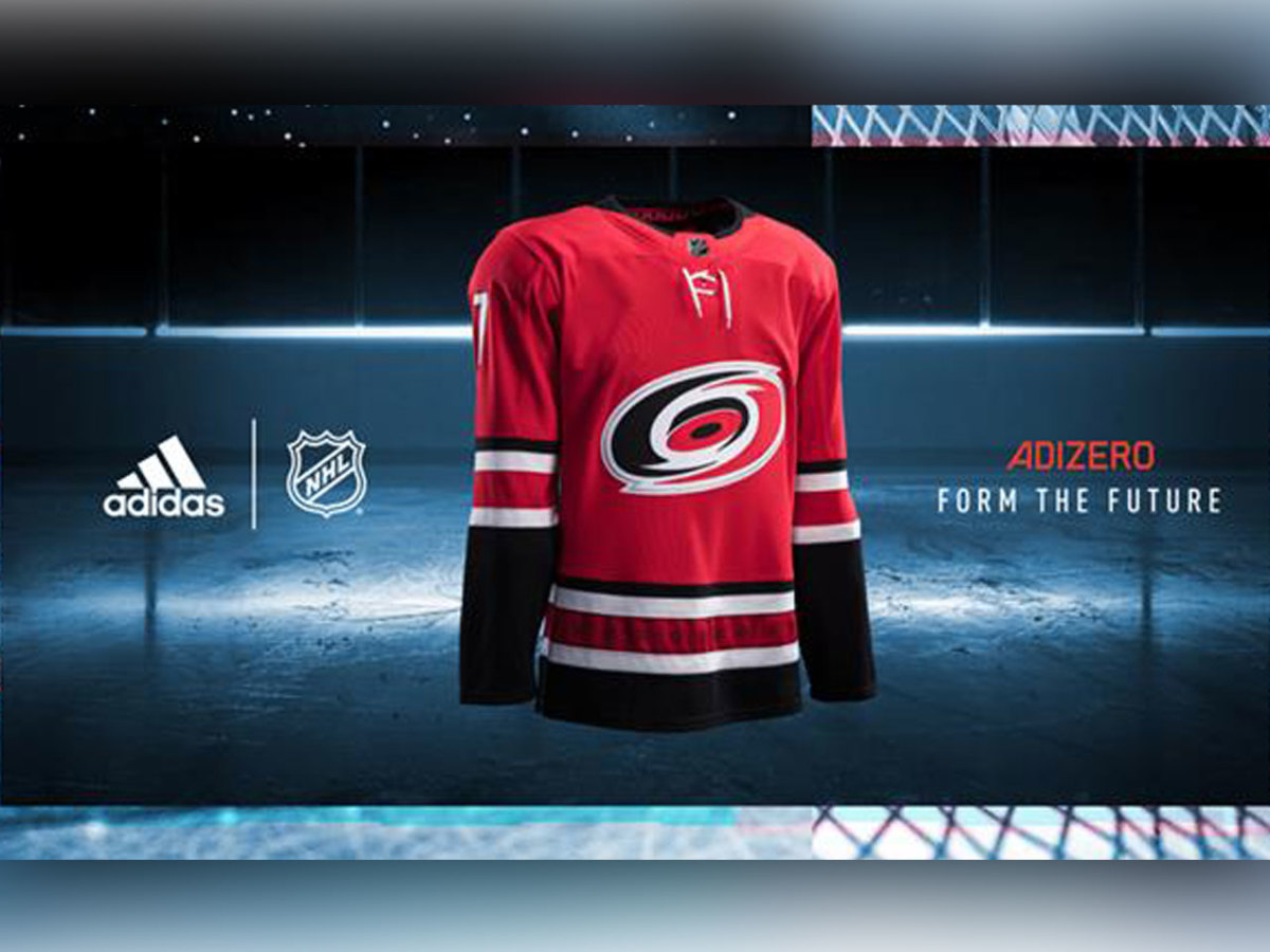 Carolina Hurricanes NHL Red Jersey Men's NHL Adidas GAME JERSEY