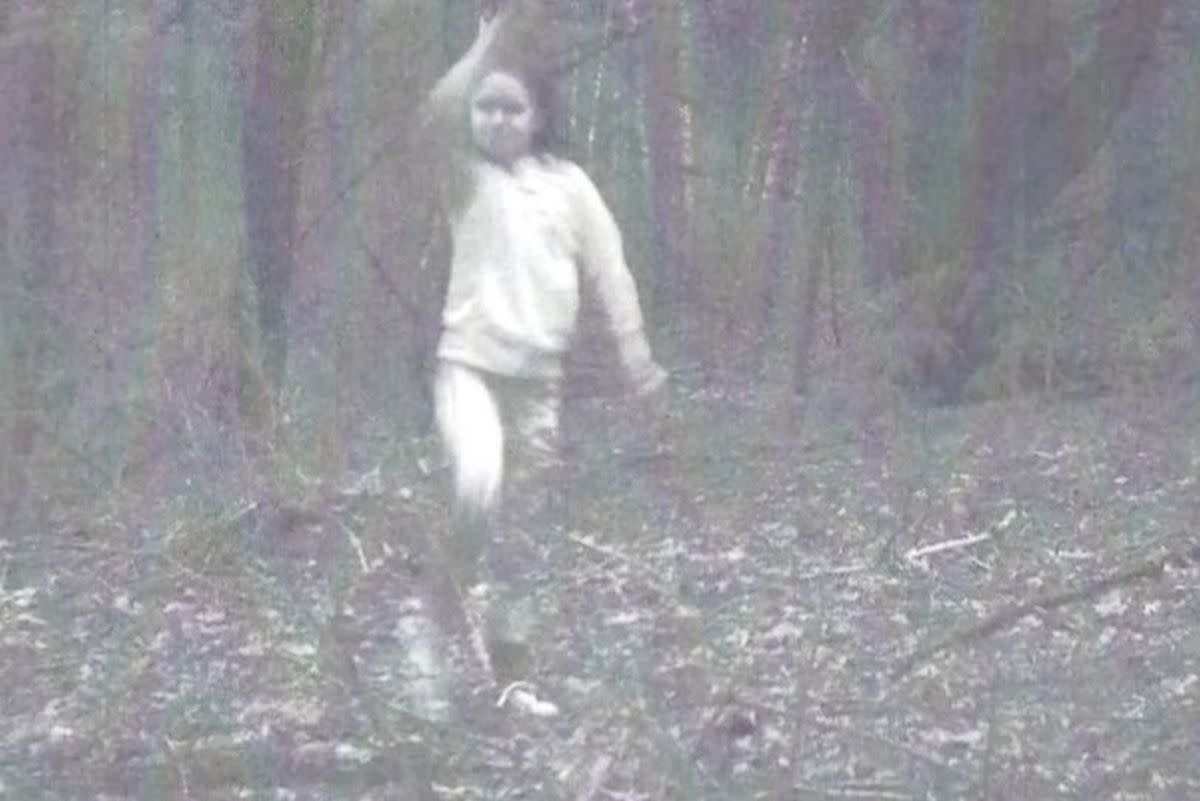 Case Of Mysterious Ghost Like Girl In Trail Camera Photo Is Finally Solved Men S Journal