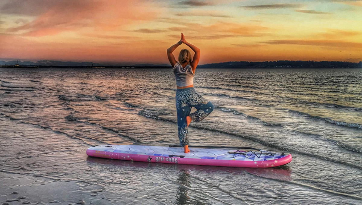 Yoga Paddle Board  Infinite Mantra Yoga iSUP by SeaGods USA – Sea