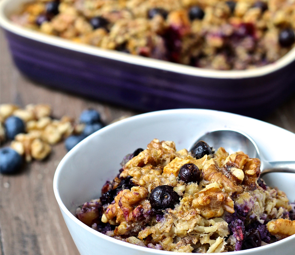 Recipe: How to Make Blueberry Apple and Walnut Baked Oatmeal - Men's ...
