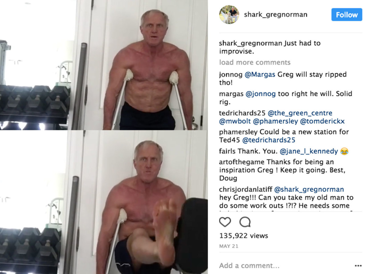 17 Times Greg Norman Proved He's Fitter Than Ever After 60 - Men's