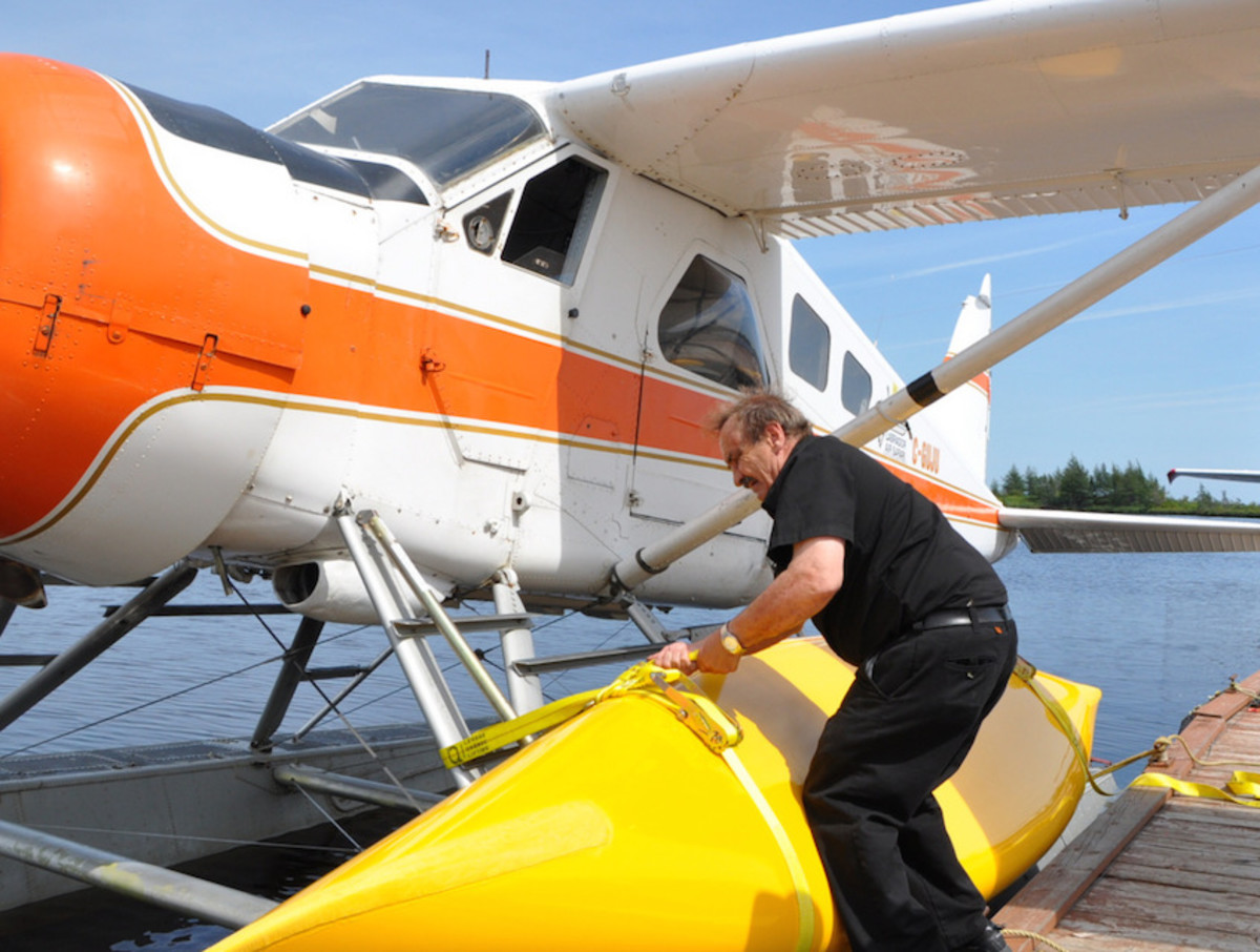 Lessons from the Trail: How to Strap a Canoe on a Float Plane - Men's  Journal