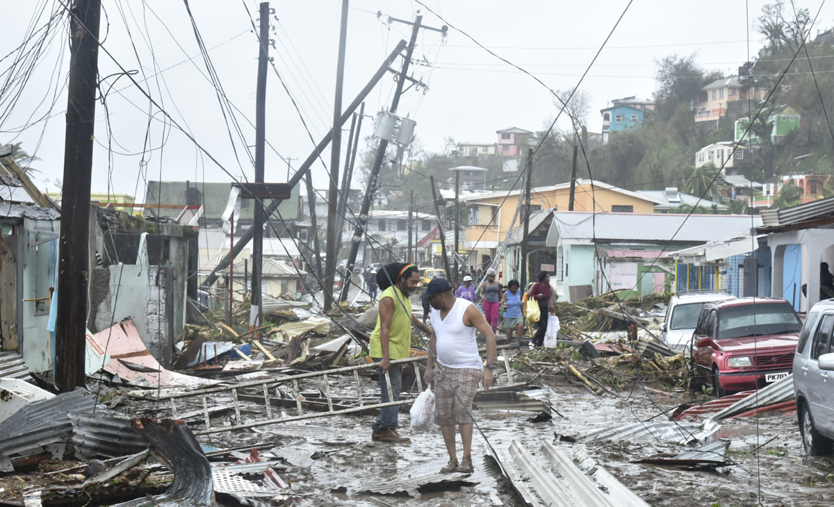 Still suffering from Irma, Caribbean smashed by Hurricane Maria - Men's ...