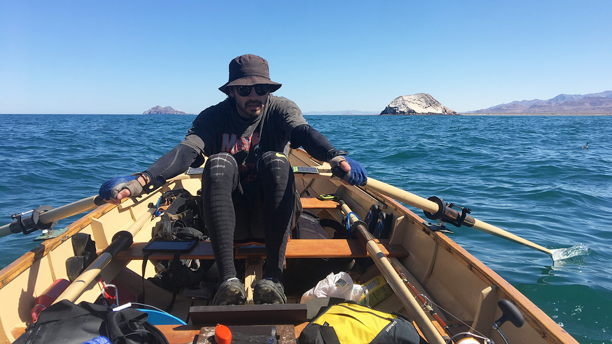 Former pro skater is rowing a boat 700 miles in the Sea of Cortez - Men ...