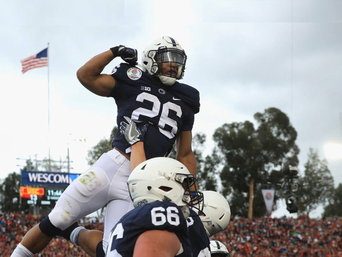 Watch Saquon Barkley Crush A 405 Lb Power Clean And 525 Lb Squats Men