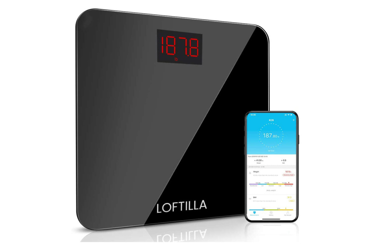 ABYON Bluetooth Smart Bathroom Scale for Body Weight Digital Body