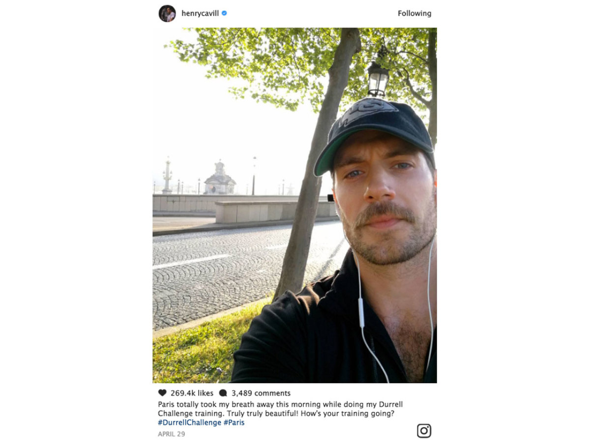 Henry Cavill Grew Out a Big Ol' Winter Beard