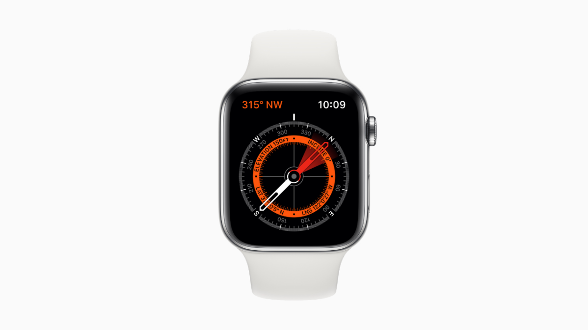 Compass on discount apple watch 5