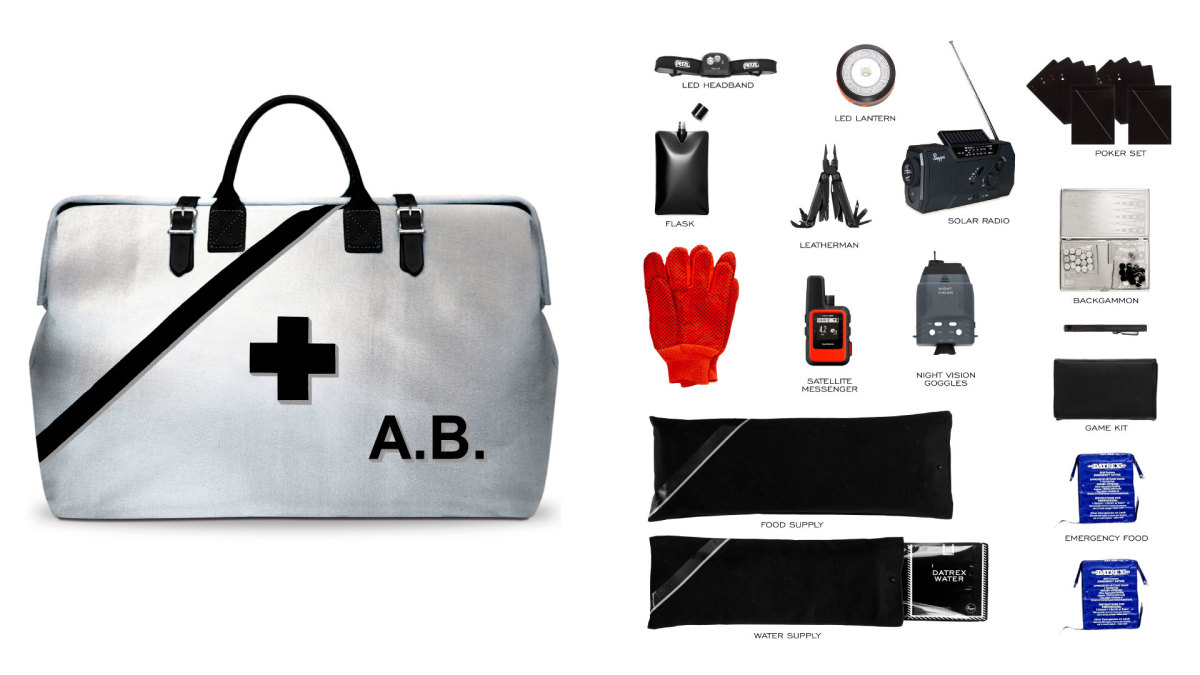 The Prepster Backpack 3-Day Emergency Kit - White - White