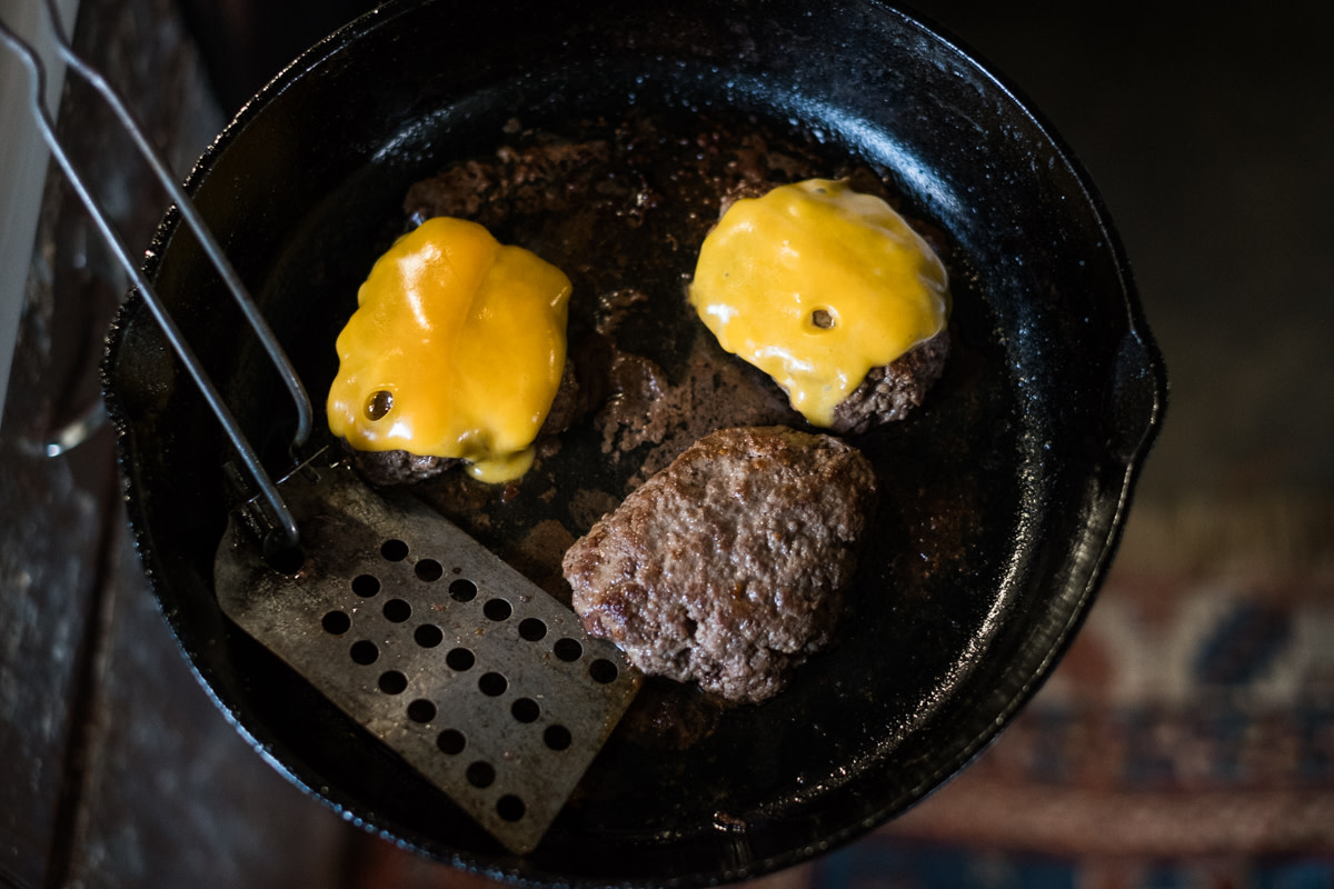 Cast Iron Skillet Bacon Cheeseburger Bomb Recipe - Adventures of a