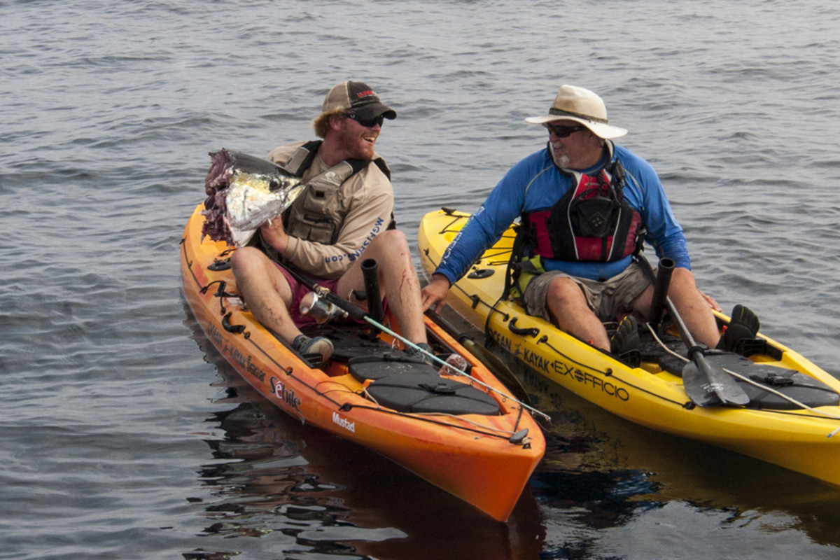 Darrens Kayaks - The Ocean Kayak Trident 13 is a sleek, fast fishing  machine that has been well respected by kayak anglers for many years, this  one has had a major improvement 