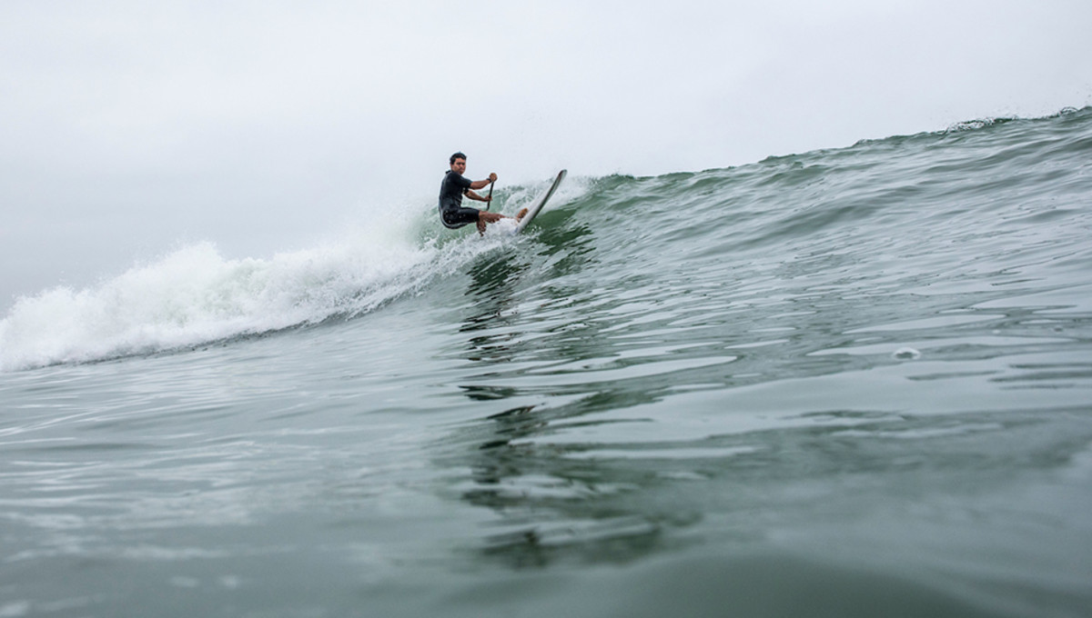 beginner sup surfing