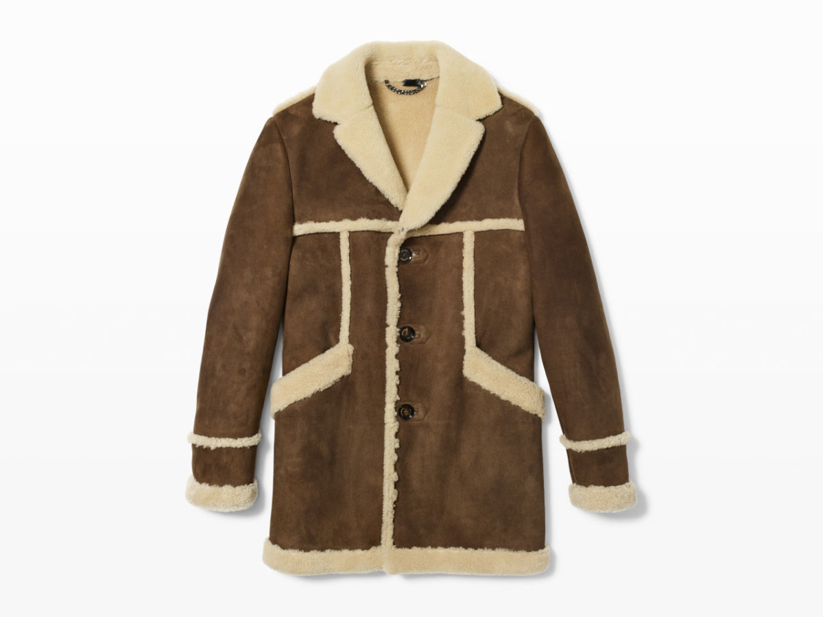 Crombie hot sale shearling jacket