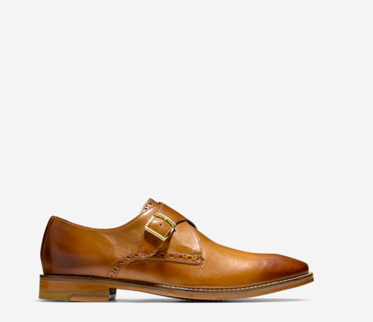 Cole haan double 2024 monk british tan