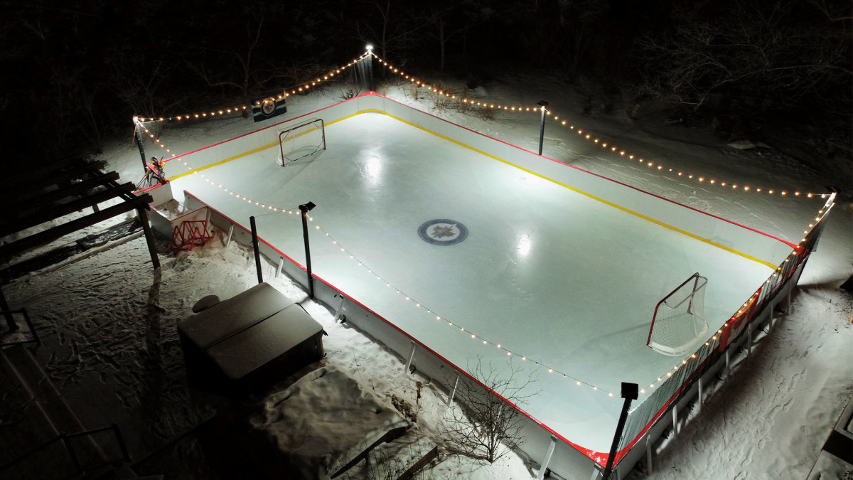 What To Know About Homemade Backyard Hockey Rink Boom Men s Journal