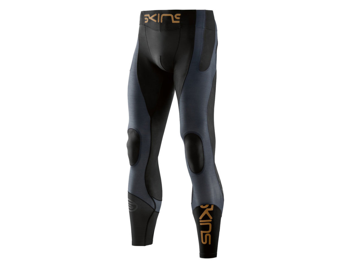 SKINS Men Essentials K-Proprium Calf Tights with Stirrup - Black