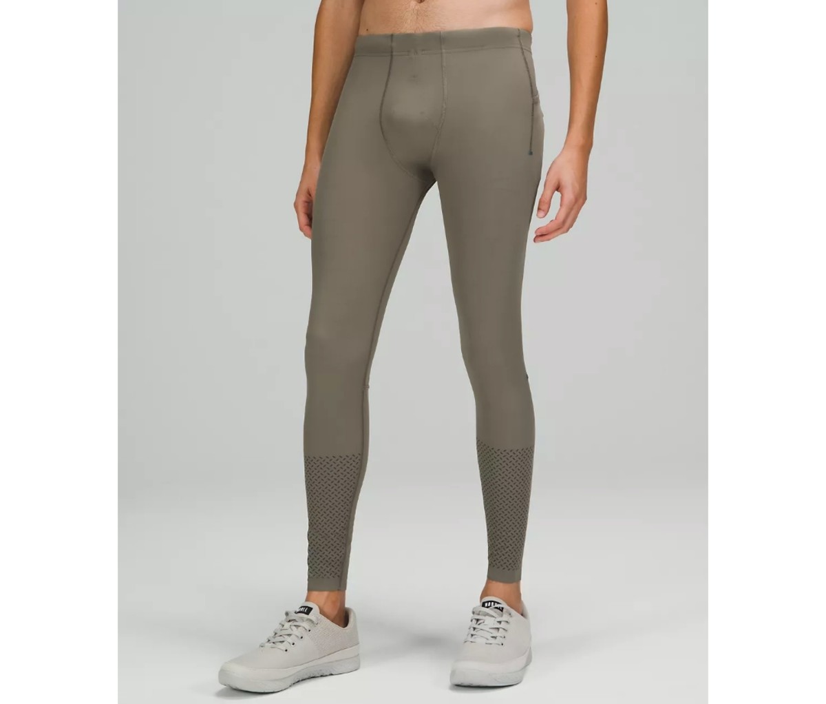 Are there leggings for men that are a looser fit in the crotch and waist  area and thick enough material there that can be worn without a long shirt  or shorts over