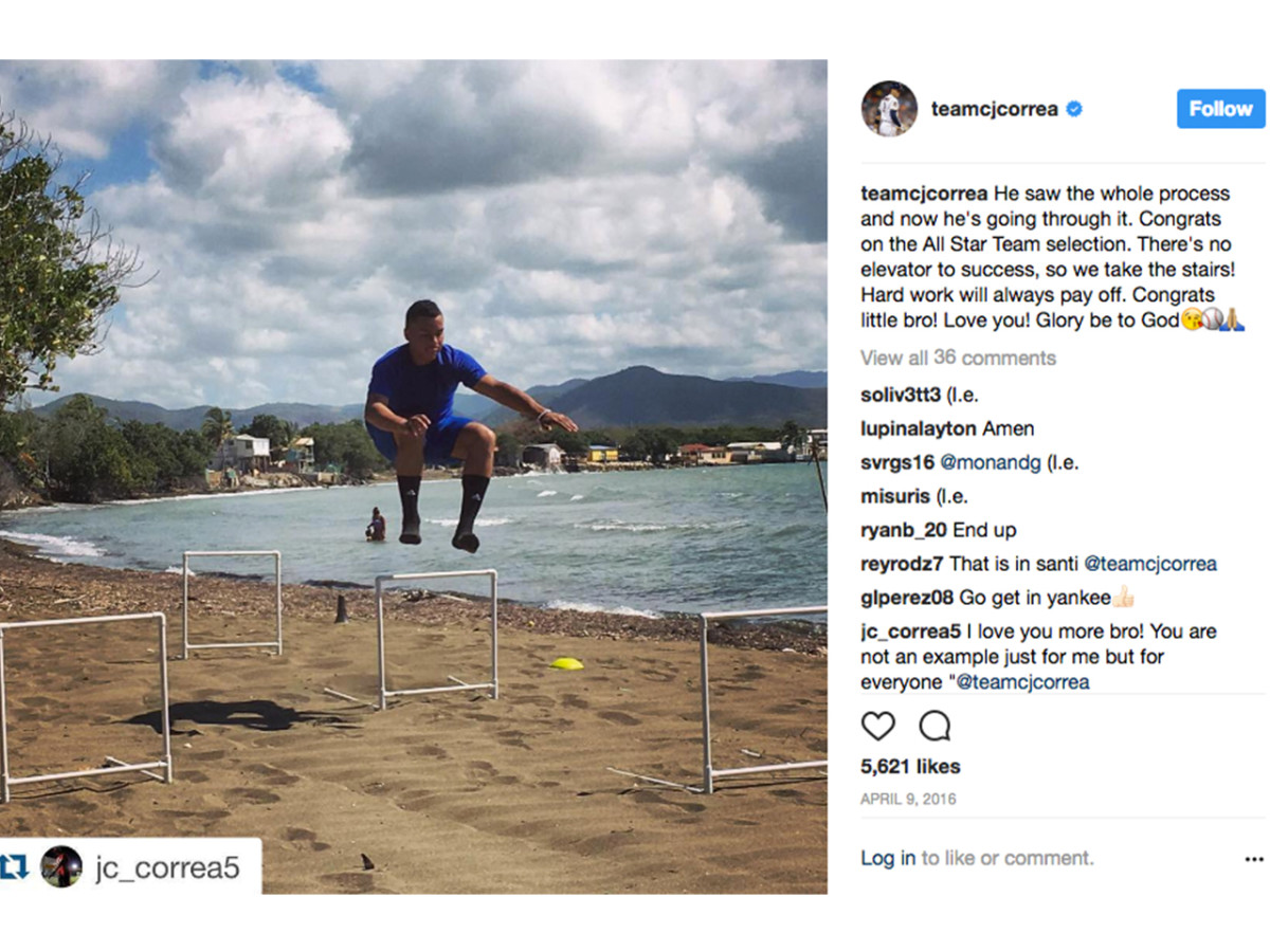 Carlos Correa Training Routine and Top Instagram Workout Posts - Men's  Journal