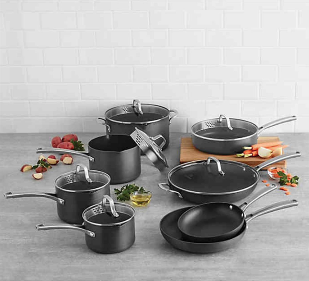 Calphalon Classic Stainless Steel 14-Piece Cookware Set