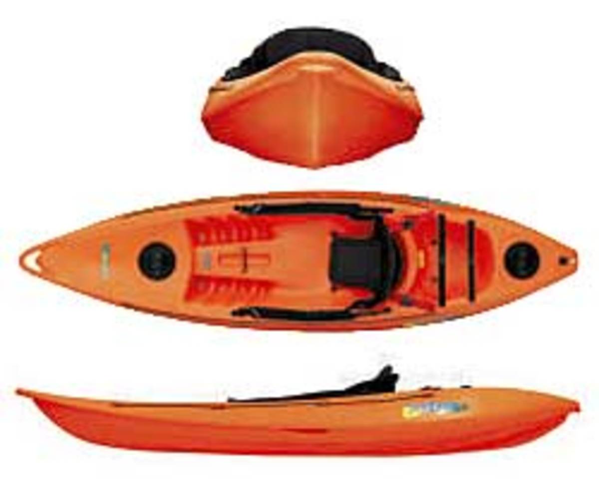 12.5 Perception Caster Kayak For Sale