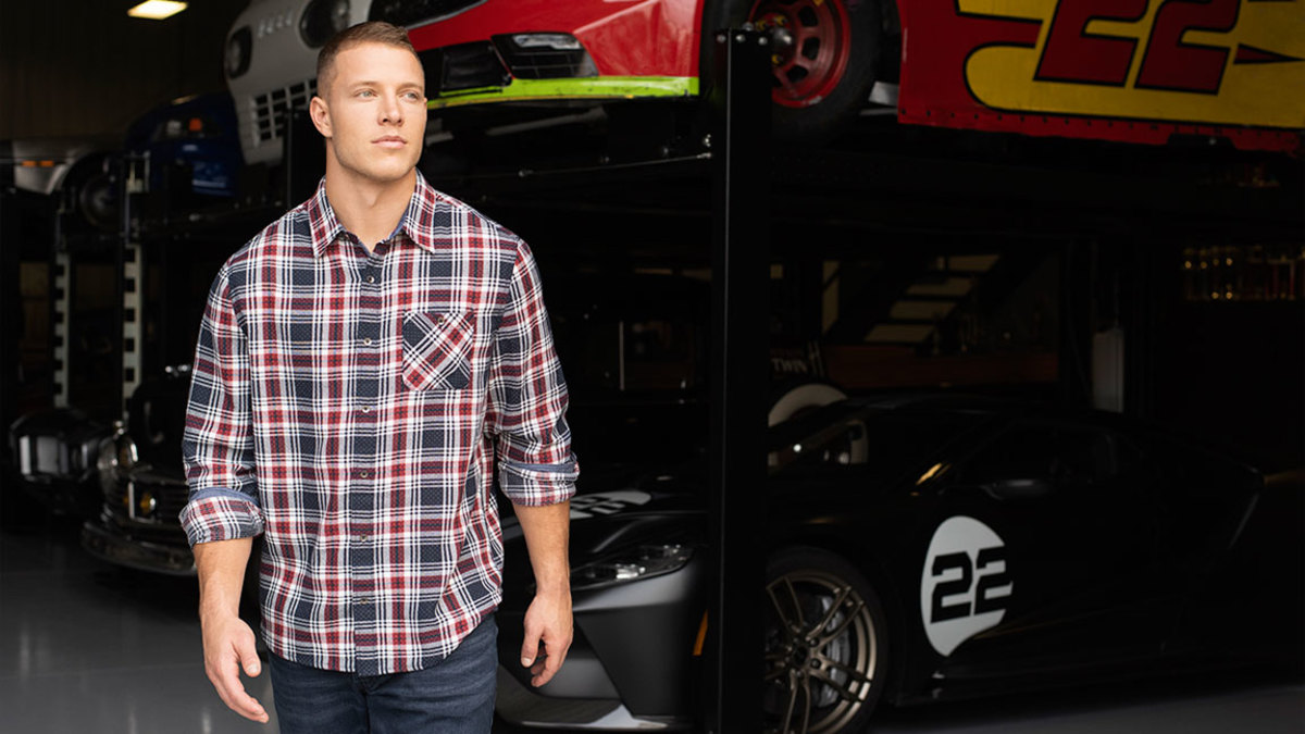 Christian McCaffrey is giving his Carolina Panthers teammates the gift of  flannel