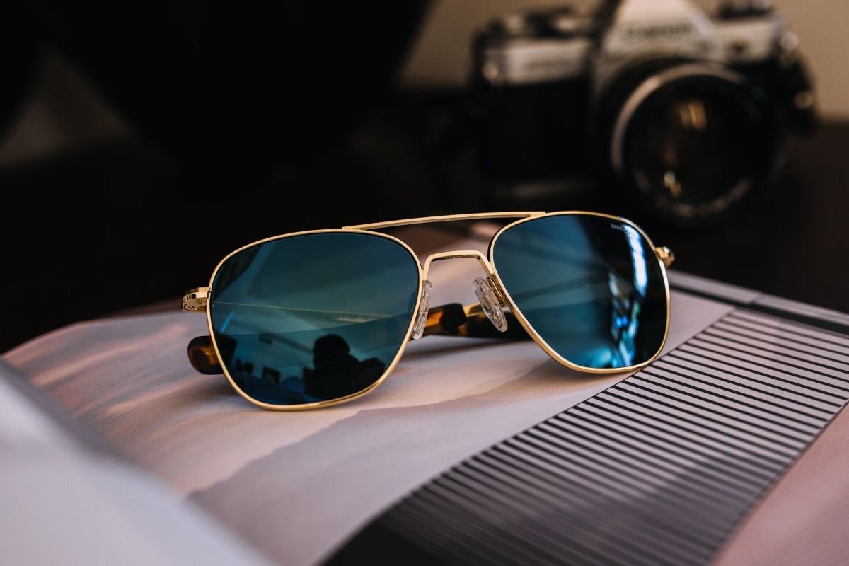 Get Summer's Hottest Shades of Blue with Randolph Sunglasses