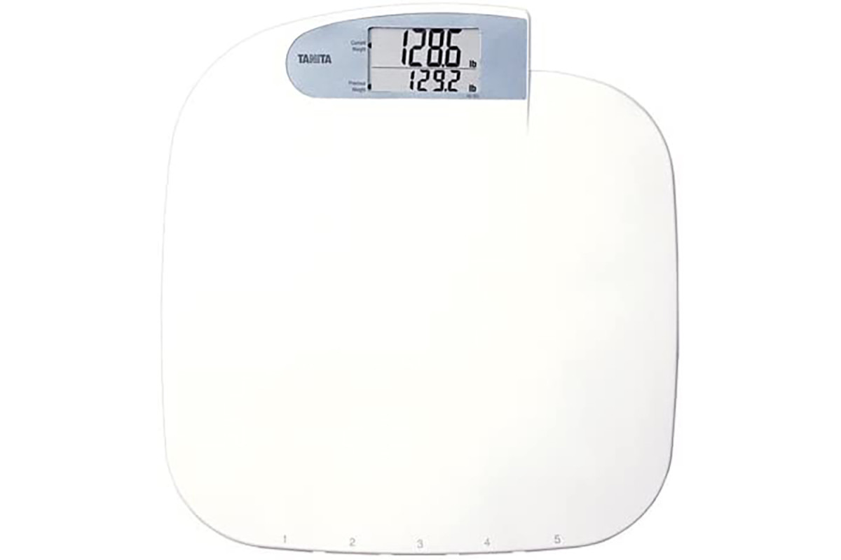 Weight Scale, SmarTake Precision Digital Body Bathroom Scale with Step-On  Technology, 6mm Tempered Glass Easy Read Backlit LCD Display, Body Tape  Measure Included, 400 Pounds, Black