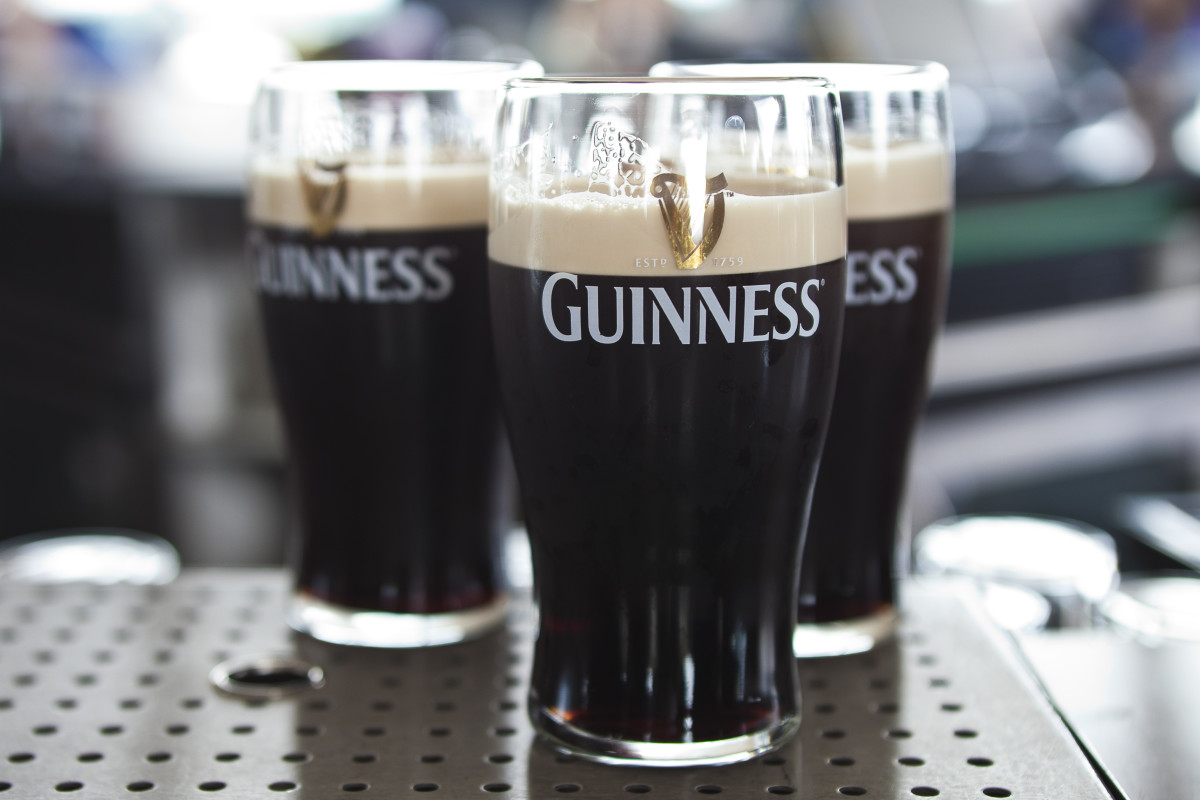 Guinness calories 2025 vs miller light