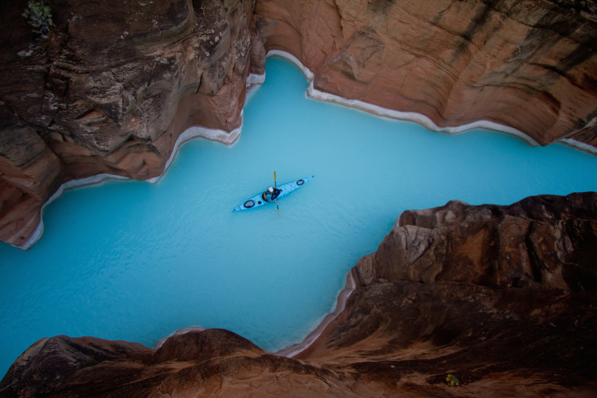 YETI - Bright blue waters, towering canyons