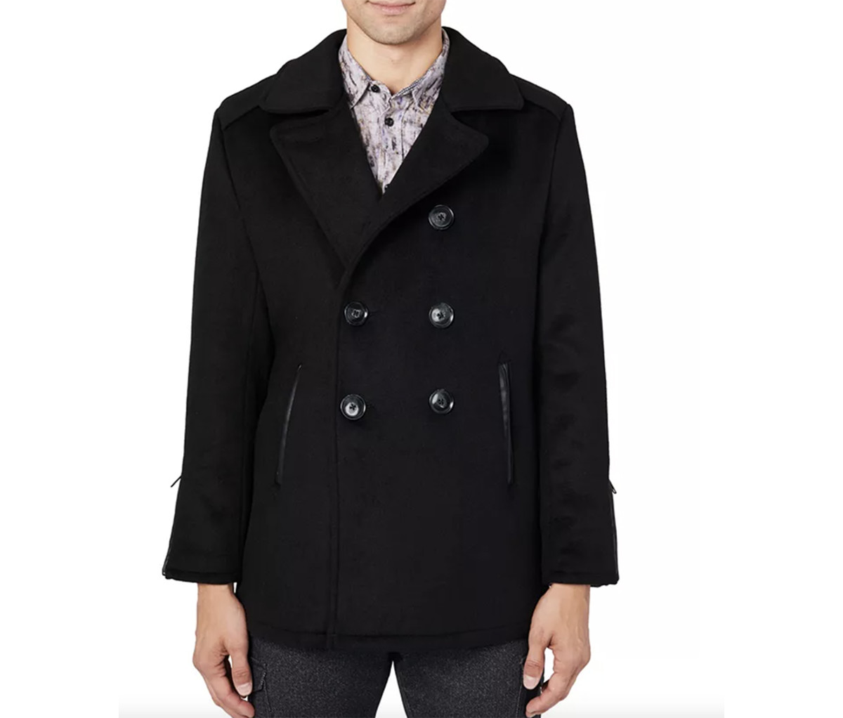 Pick up the Brooklyn Brigade Obsidian Peacoat From Macy's Right Now ...