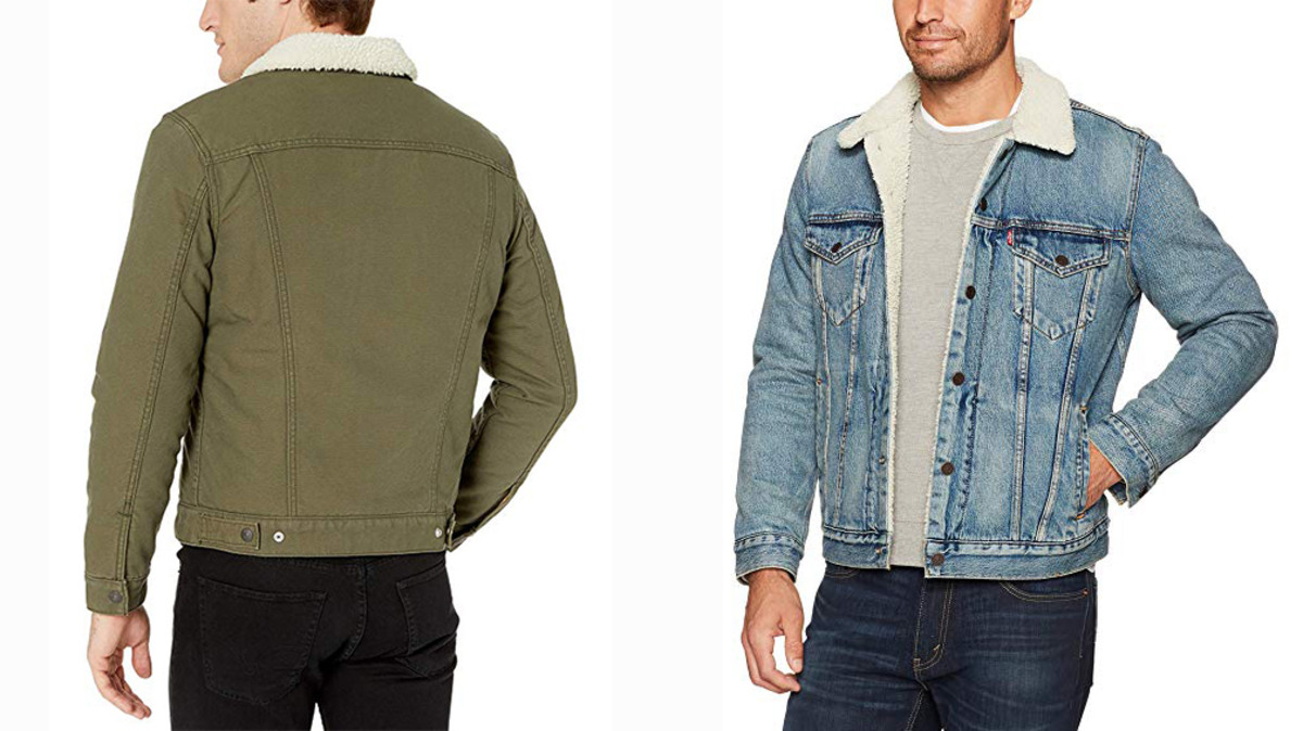 Fleece Sherpa jackets are the ultimate cold weather uniform right now