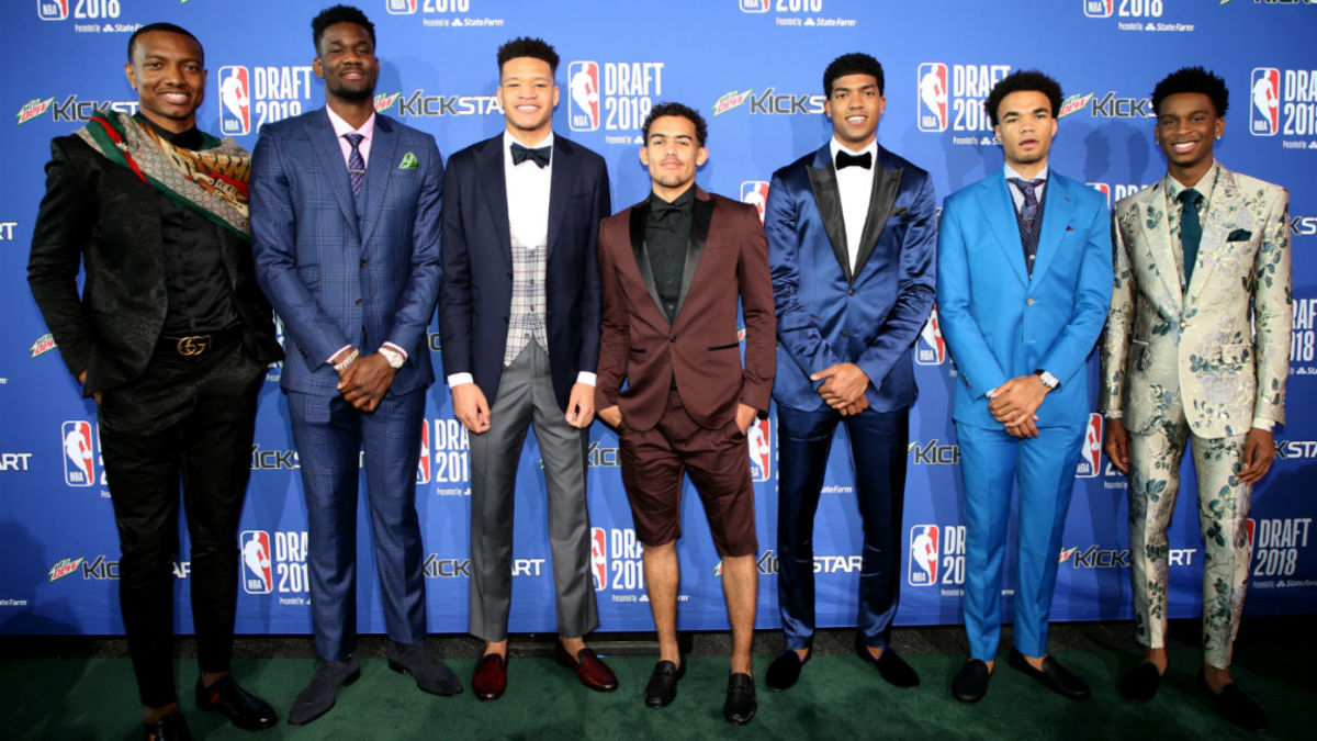 NBA draft picks making stunning fashion statements
