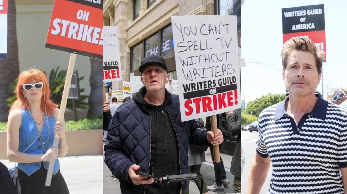 All the Celebrities Spotted on Writers Strike Picket Lines Men's Journal