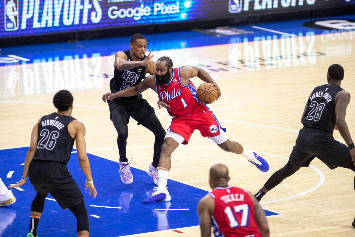 NBA Playoffs: Fans roast James Harden's outfit for 76ers Game 1