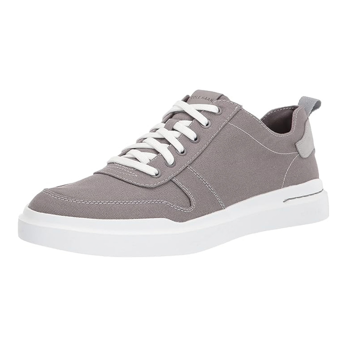 The Cole Haan GrandPro Rally Canvas Sneakers in Stormcloud Canvas/Sleet are on sale right now at Amazon