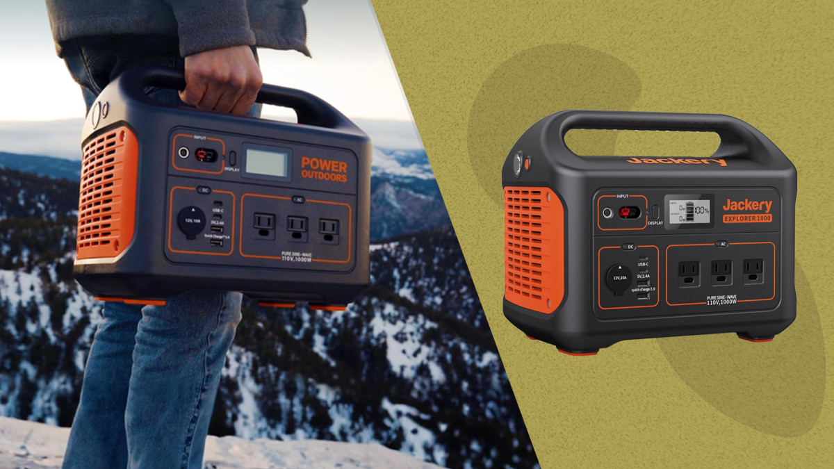 The Jackery Explorer 1000 Portable Power Station Is $400 Off - Men's ...