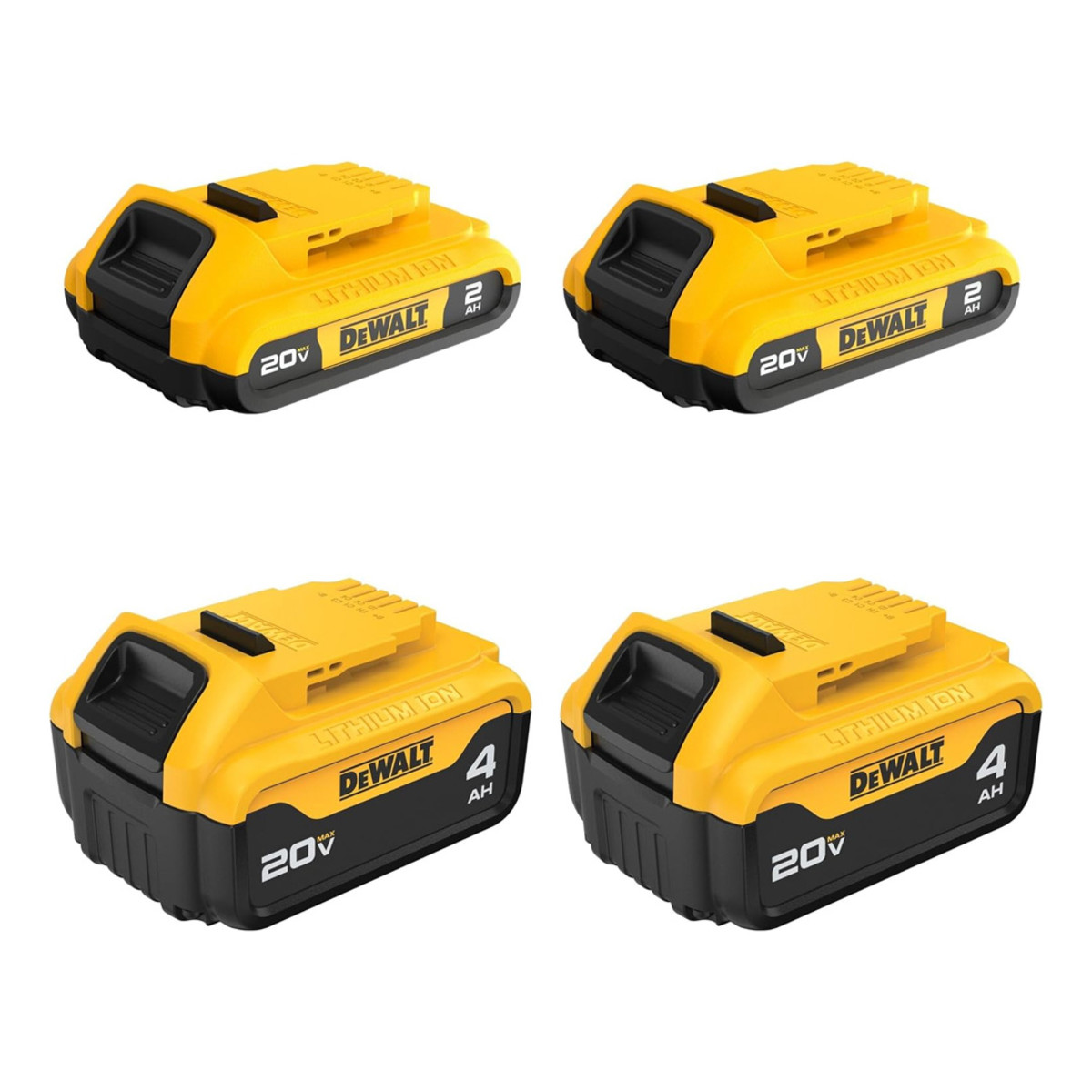 DeWalt's 20V Battery 4-Pack Is Over $200 Off for Prime Day - Men's Journal