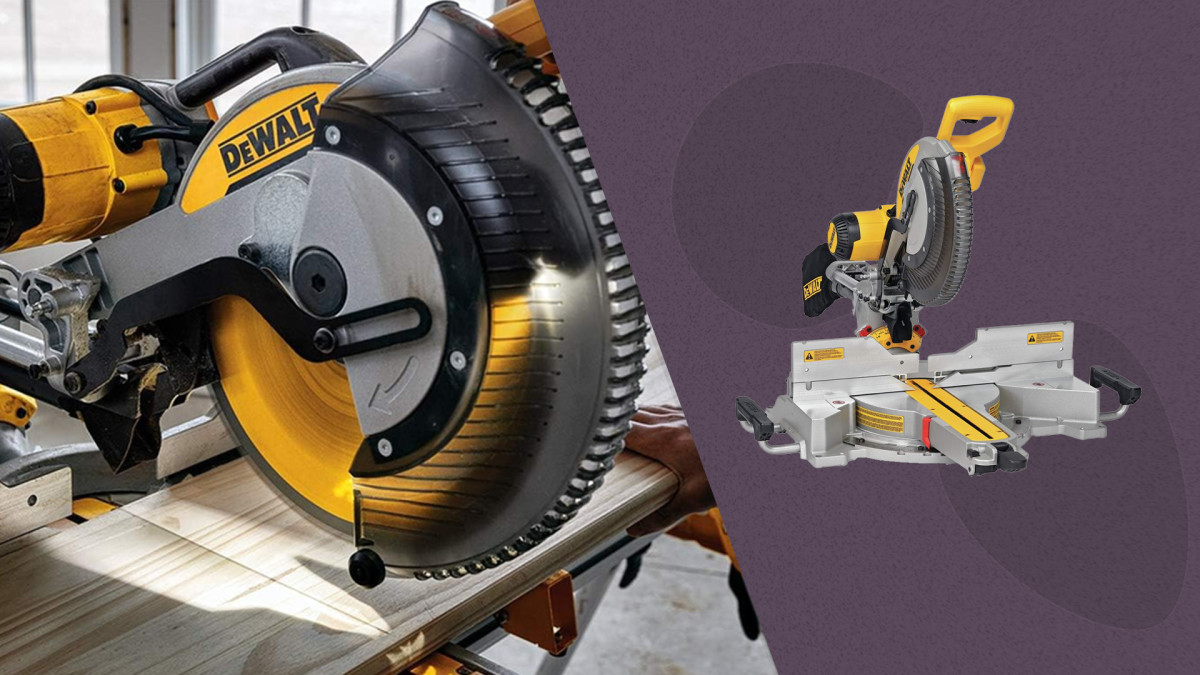 DeWalt s Bestselling Miter Saw Is Over 250 Off Right Now Men s Journal