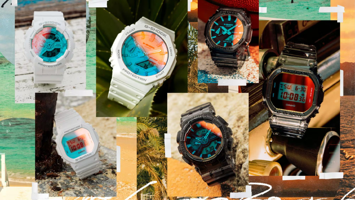 G Shock s New Beach Themed Watches Are Summer Stunners Men s Journal