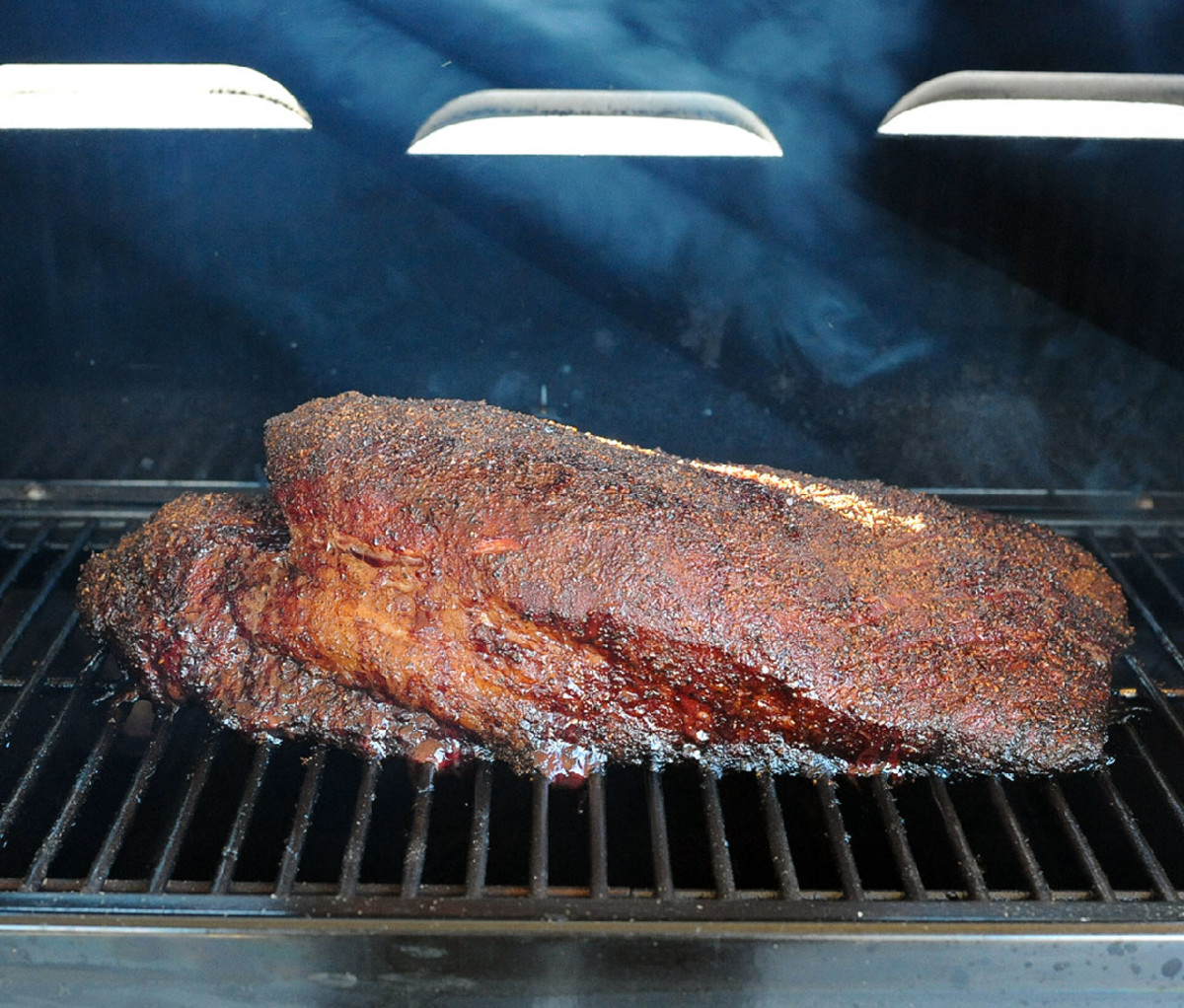 Pellet grill smoked brisket hotsell