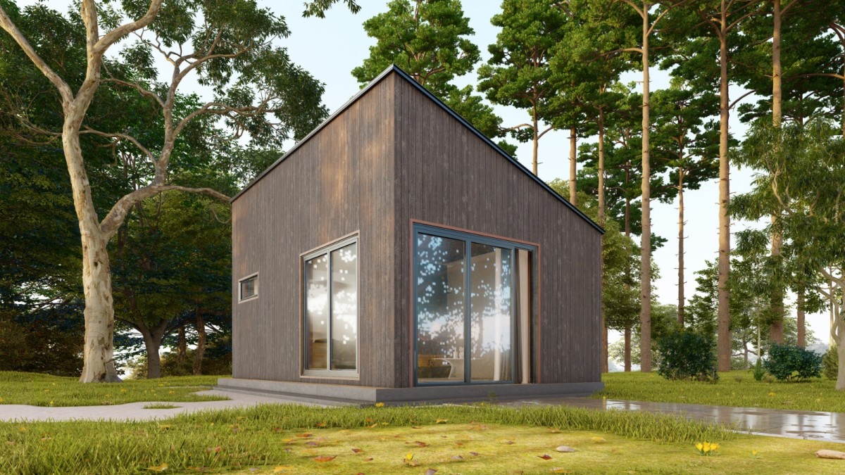 The Sedona, a 320 sq. ft modular home.