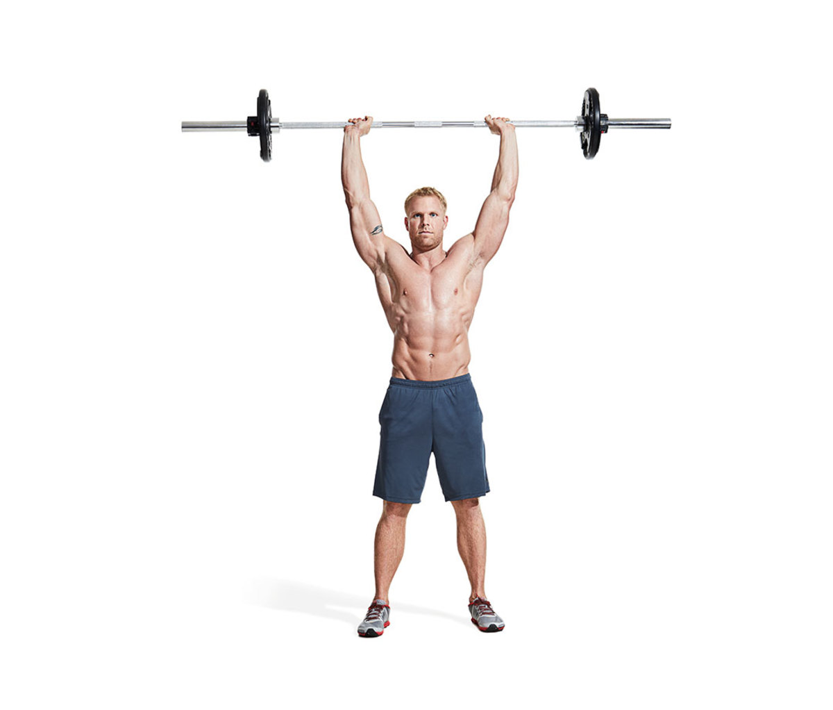 Barbell discount ab exercises