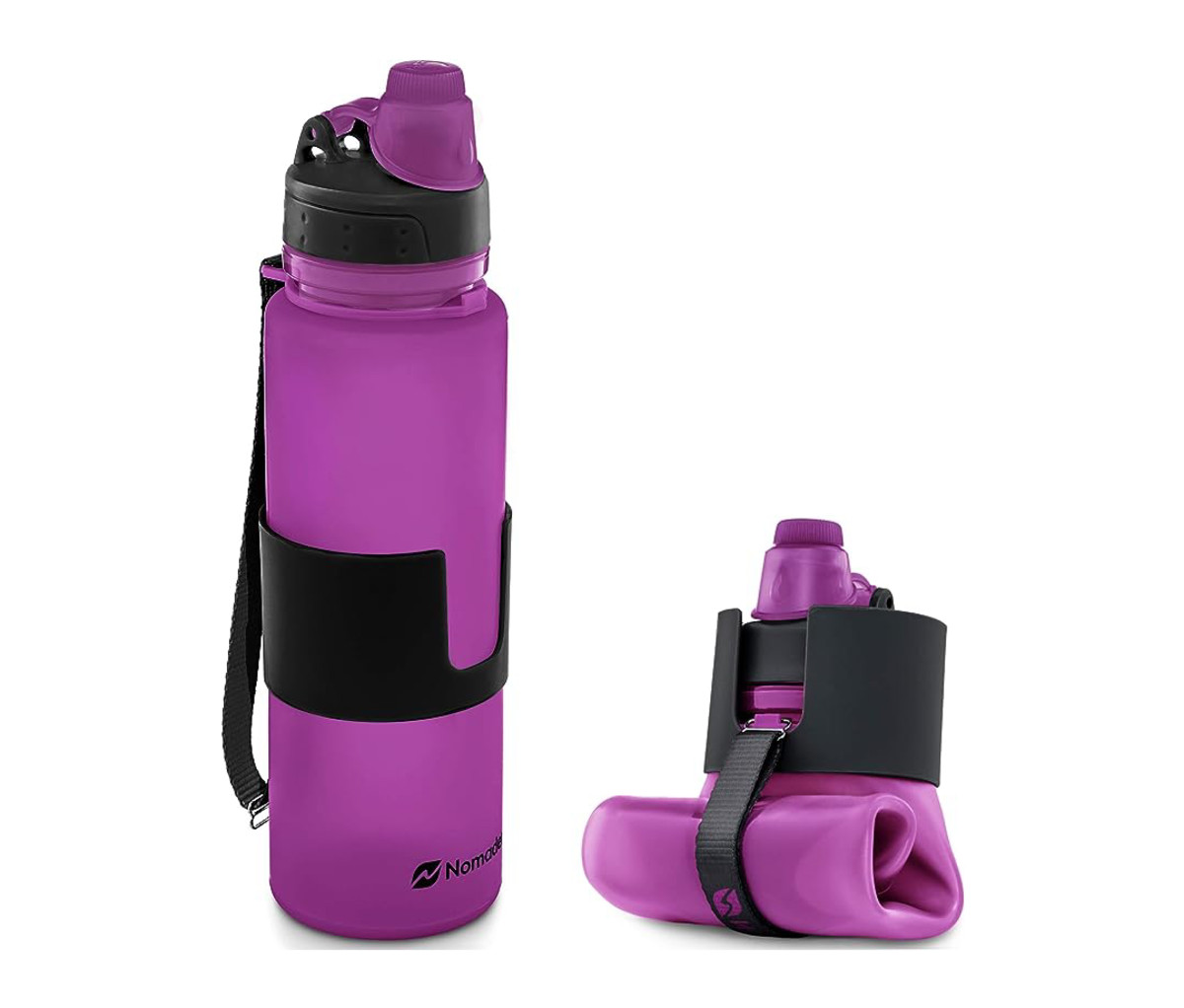 Ball-shaped Collapsible Water Bottle, Lightweight Portable