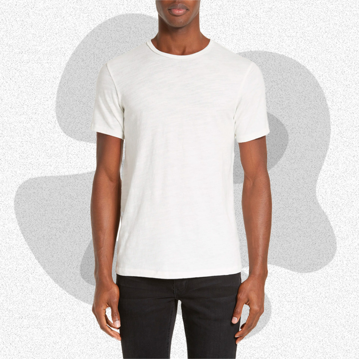 Slim Fit Pima cotton T-shirt - White - Men