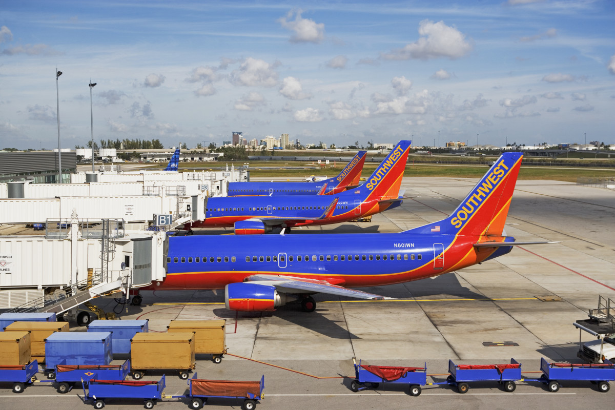 Southwest on sale checked baggage