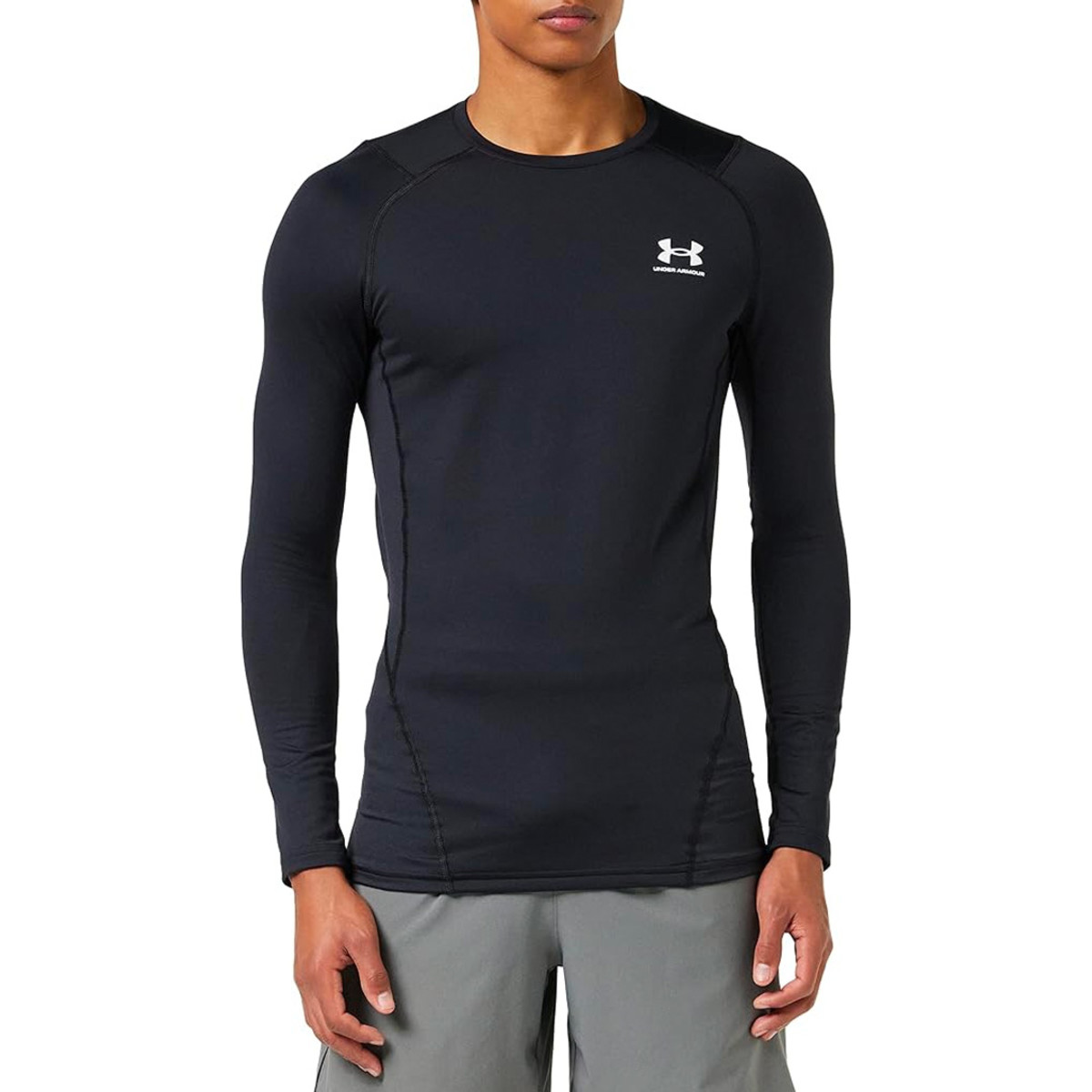Under Armour, Tops, Under Armour Cold Gear Shirt Womens Size M Blue Black  Long Sleeve Mock Fitted